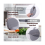 Silicone Air Fryer Liner,Air Fryer Silicone Pot,Non-Stick Reusable Silicone Pot Baking Tray for Air Fryer Accessories B 4