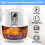 9.4 Inch Reusable Air Fryer Liners, Food Safe Air Fryer Oven Accessories, for Ninja Air Fryer Basket (5QT or Bigger) 8