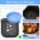 9.4 Inch Reusable Air Fryer Liners, Food Safe Air Fryer Oven Accessories, for Ninja Air Fryer Basket (5QT or Bigger) 3