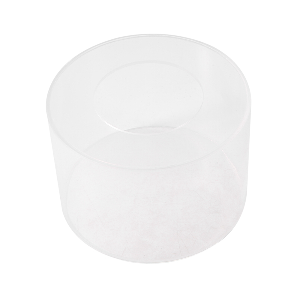 1Pc Rond Acrylique Gâteau Présentoir Gâteau Bord Plus Lisseur Grattoir Gâteau Plateau DIY Rond Décor Gâteau Rechargeable Conseil (A)