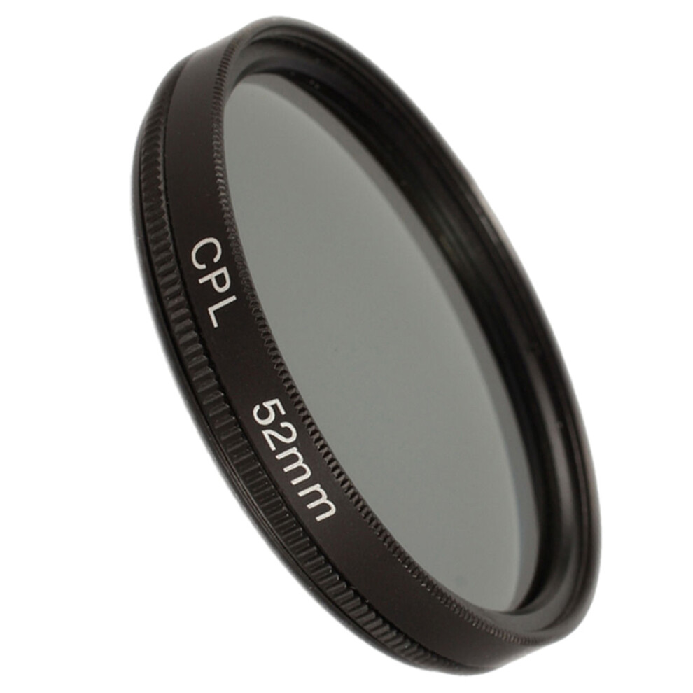 Filtre polarisant circulaire CPL 52 mm pour Canon 650D 700D Nikon D3100 D3200 D3300