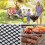 4 Pcs Non Stick BBQ Grill Mesh Reusable PTFE Grilling Net Barbecue Mat for Grilling,Cooking,Baking,Barbecue,40 x 33cm 6