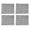 4 Pcs Non Stick BBQ Grill Mesh Reusable PTFE Grilling Net Barbecue Mat for Grilling,Cooking,Baking,Barbecue,40 x 33cm 1