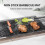 4 Pcs Non Stick BBQ Grill Mesh Reusable PTFE Grilling Net Barbecue Mat for Grilling,Cooking,Baking,Barbecue,40 x 33cm 3