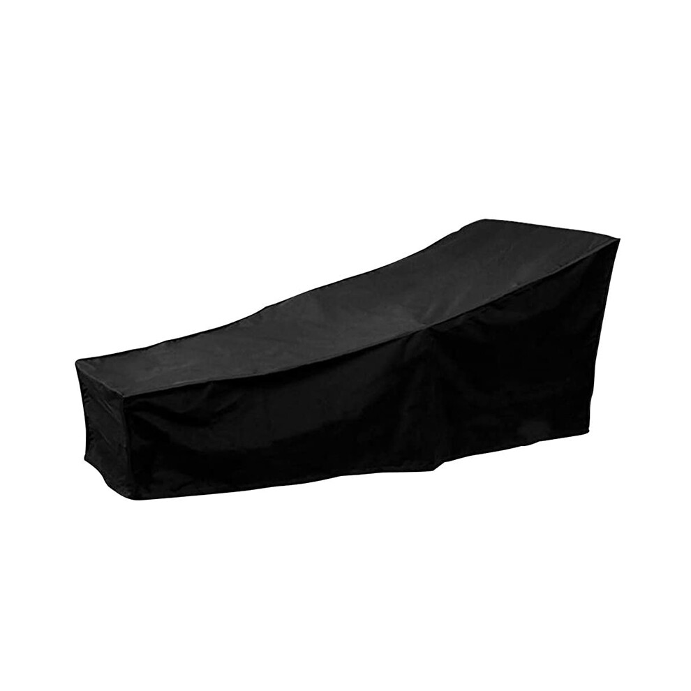 1 housse de chaise longue d'extérieur, housse de chaise longue de jardin en osier imperméable, couche de protection pour meubles de terrasse