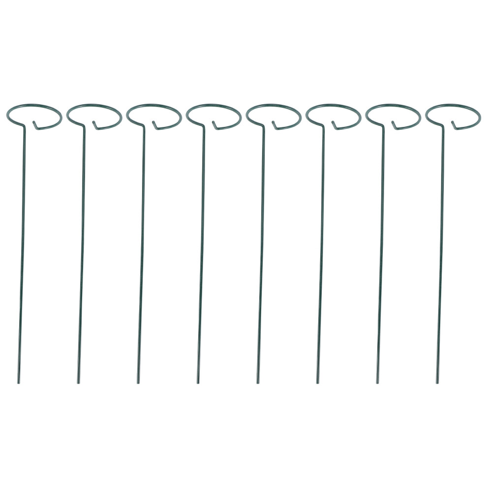 8PCS Beautiful Plant Support Stand Flowers Support Ring Metal Plant Support Stakes Bonsai Support Backyard Garden Tool-image-OPC-PBYMVN5-NEW