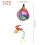 2PCS Balloon Wind Spinner Striped Windsock Balloon Yard Decor Spiral Balloon Windmill 6