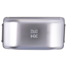 Rostfreier Stahl Gewürz Box Restaurant Chef Gewürz Box mit Deckel Aufbewahrung Box Haushalt Gewürz Behälter