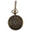 Retro Antique Bronze Spiderweb Pattern Pocket Watch Quartz Clock Necklace Pendant 5