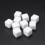 16MM White Acrylic Cubes Blank Dice for Board Games,Math Counting Teaching,Alphabet Numbers Custom Dice Making,48PCS 5