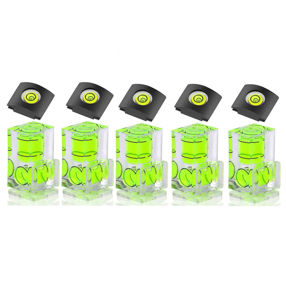 10 Pack Hot Shoe Level,Hot Shoe Bubble Level Camera Hot Shoe Cover 2 Axis Bubble Spirit Level For Dslr Film Camera Canon 4764074187338