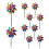 10Pcs High Reflective Bird Scarer Windmill,Bird Deterrent Scarer Windmill,Effective Reflection Color Spinner, Spinners 1