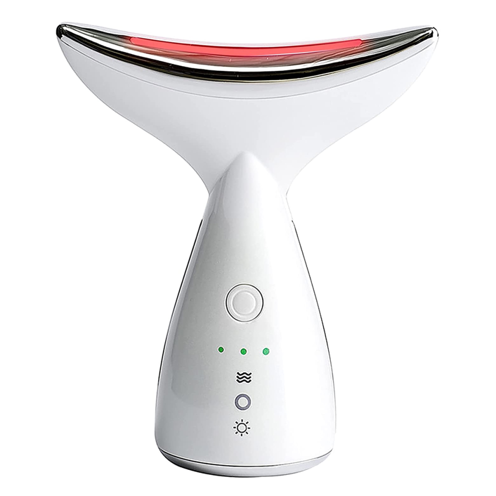 Tlily Double Chin Reducer Machine, Face Neck Massager Anti-Aging Facial Neck Eye Device With 3 Massage Modes