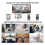 Mini Camera 1080P WiFi Camera for Home Office Security,Indoor Camera with Motion Detection Night Vision 6