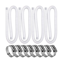 4er-Pack Ersatzschläuche für Schwimmbäder, Ersatzschläuche für Poolfilter mit 1,25 Zoll Durchmesser für Aufstellpools
