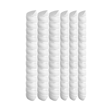 6 PCS Tree Trunk Protector, Plastic Spiral Tree Guard-Tree Bark Protector Tube Wraps to Protect Saplings Plants