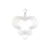 2 Pack Butterfly Sublimation Wind Spinner Blanks,10 Inch Metal Sublimation Blanks Hanging Spinners for Yards & Garden 6