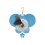 2 Pack Butterfly Sublimation Wind Spinner Blanks,10 Inch Metal Sublimation Blanks Hanging Spinners for Yards & Garden 3