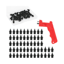 56 Stück 1/4 Zoll Laufspikes aus Karbonstahl, Ersatz durch Spikes-Schraubenschlüssel-Werkzeug, Schuhspikes, Laufspikes für Sportschuhe