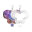 2 Pack Butterfly Sublimation Wind Spinner Blanks,10 Inch Metal Sublimation Blanks Hanging Spinners for Yards & Garden 5