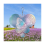 2 Pack Butterfly Sublimation Wind Spinner Blanks,10 Inch Metal Sublimation Blanks Hanging Spinners for Yards & Garden 2
