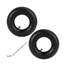 Stück 4.10/3.50-4 Zoll Schlauchreifen für Sackkarre, Transportwagen, Handwagen, Rasenmäher, 4.10-4 Ersatzschlauch mit Brechstange