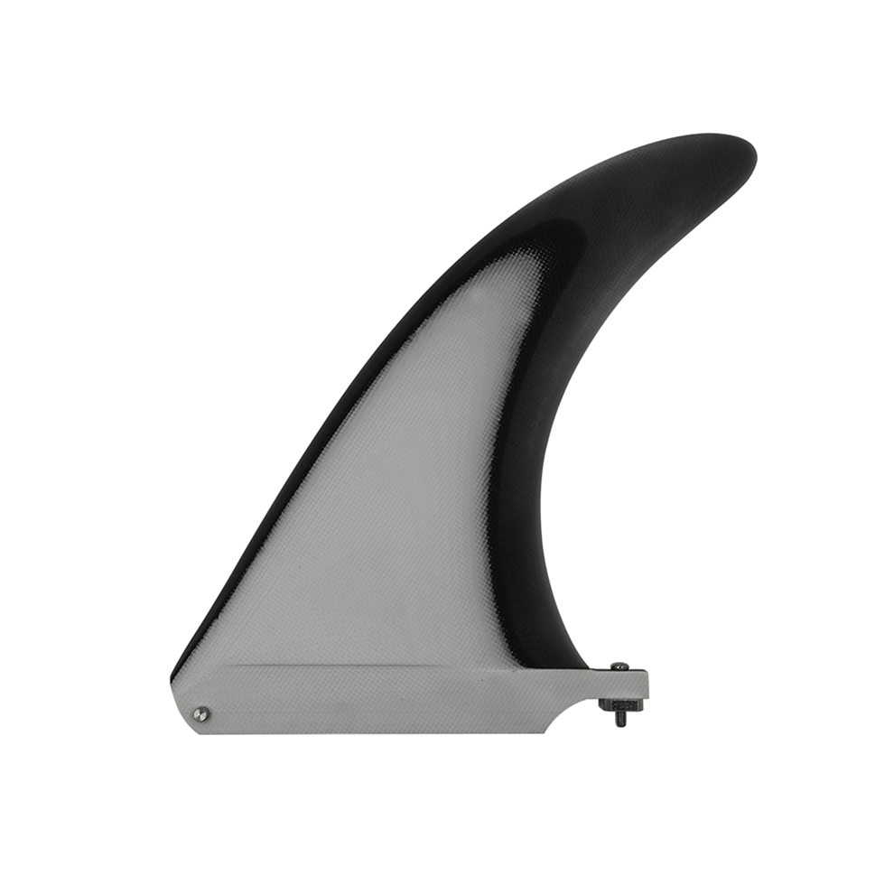 Ailerons de surf longboard en fibre de verre 8 pouces Ailerons de couleur blanche Ailerons de planche de surf Ailerons simples Accessoires de surf