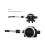 Scuba Diving Regulator Adaptor 9/16 Thread Connector with on Off Switch BCD Valve Medium Pressure Replacement,Style C 6