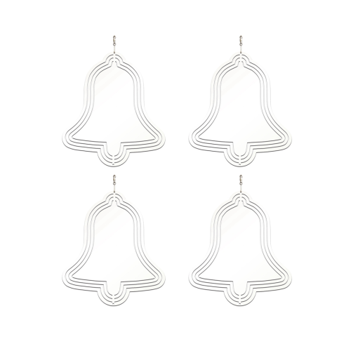 4 Pack Wind Spinner Blanks,Sun Shape 3D Aluminum Wind Powered Kinetic Sculpture,Spinner Trim for Yards&Gardens A