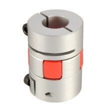 Accouplement d'arbre flexible en aluminium 10 mm x 14 mm pour moteur pas à pas