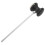 Stainless steel & felt Shaft Black Drum Pedal Bass Drum Beater Instrument Accessory Part 5