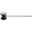 Stainless steel & felt Shaft Black Drum Pedal Bass Drum Beater Instrument Accessory Part 2