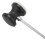 Stainless steel & felt Shaft Black Drum Pedal Bass Drum Beater Instrument Accessory Part 6