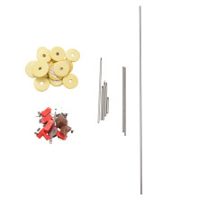80 Stück/Set Flöte Reparatur Teile Werkzeug Wartungsset Schrauben + 16 Stück offene Löcher Sound Pads Holzbläser DIY Zubehör