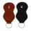 Guitar Picks Holder Case - Leather Keychain Plectrum Key Fob Cases Bag (2 Pack - black,brown) 2
