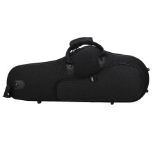 Sacoche pour saxophone alto en tissu Oxford résistant à l'eau, étui souple avec bandoulière réglable, noir