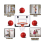 Mini Basketball Hoop,Interior Mini Basketball Set Hanging on the Door,With a Ball and Pump,Sports Set 8