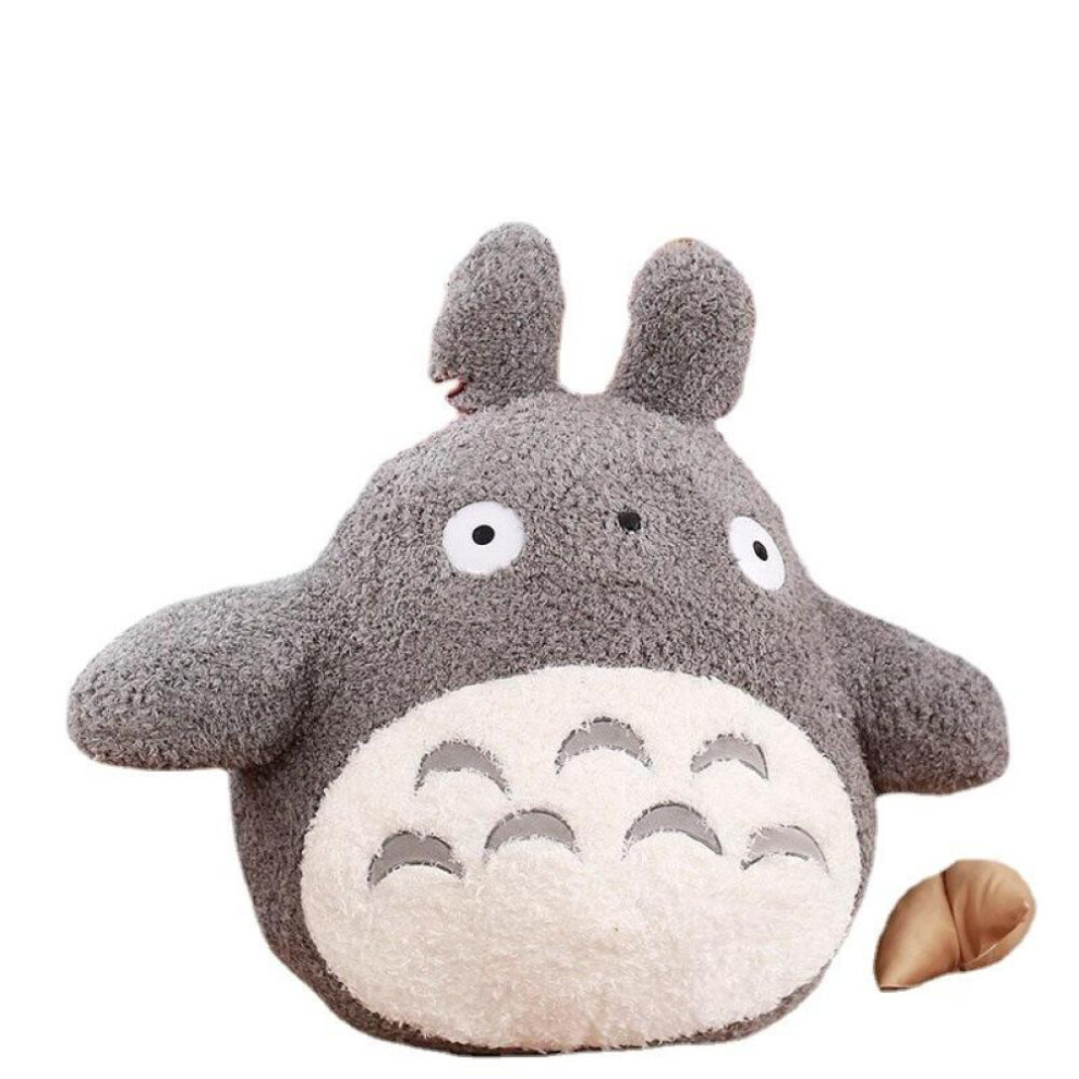 (grey, 55cm) My Neighbor Totoro Plush Toy Plush Doll Cute My Neighbor Totoro Pillow Cartoon Cushion