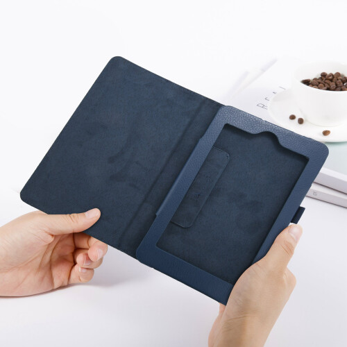 For Amazon Kindle Fire HD 7 2015 Tablet PU Leather Case Stand Cover (Dark blue) 2