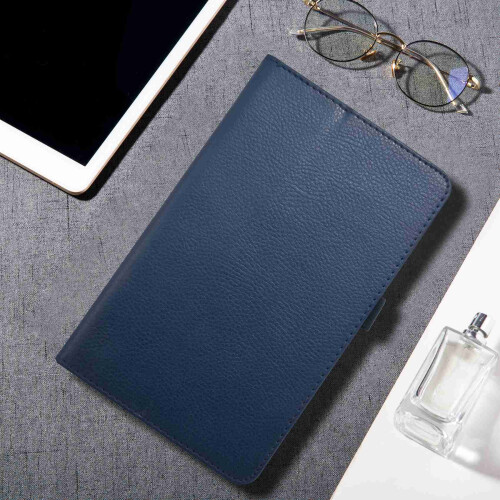 For Amazon Kindle Fire HD 7 2015 Tablet PU Leather Case Stand Cover (Dark blue) 1