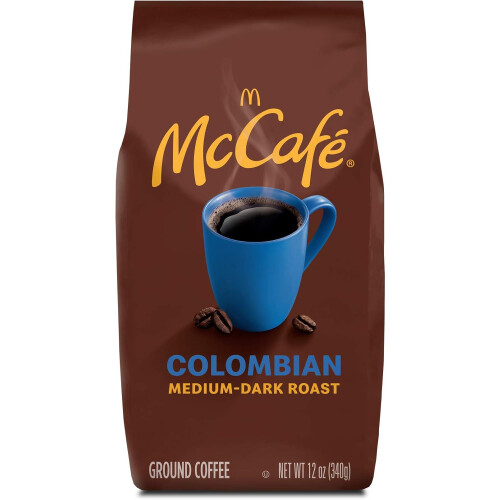 McCafe Colombian Medium Dark Roast Ground Coffee - 12oz