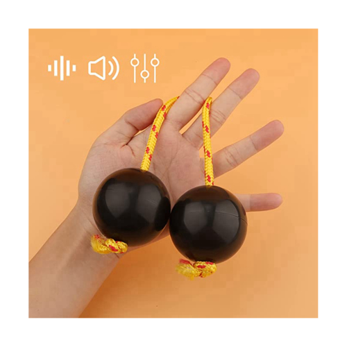 1 paire de boules rythmiques, instruments à percussion à main classiques africains (noir) 2