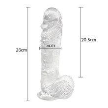 (transparent) Realistic Big Dildo Anal Masturbator Soft Sex Toys For Couples Huge Jelly Suction Cup Penis Simulation For Women Gay
