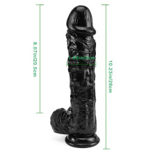 (black) Realistic Big Dildo Anal Masturbator Soft Sex Toys For Couples Huge Jelly Suction Cup Penis Simulation For Women Gay