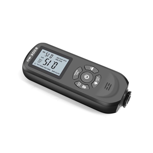 Digital Coating Thickness Gauge 0.01mm/1Mil Black Thickness Meter with Screen LCD Display Calibration Function for Car B 2