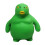 (9*9CM) Stress Relief Green Head Fish Stretch Toy 1