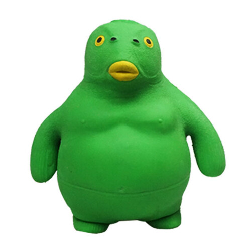 (9*9CM) Stress Relief Green Head Fish Stretch Toy