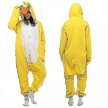 (L) Yellow Duck Costume Pajama Onesie Kigurumi Jumpsuit Animal Hoodie