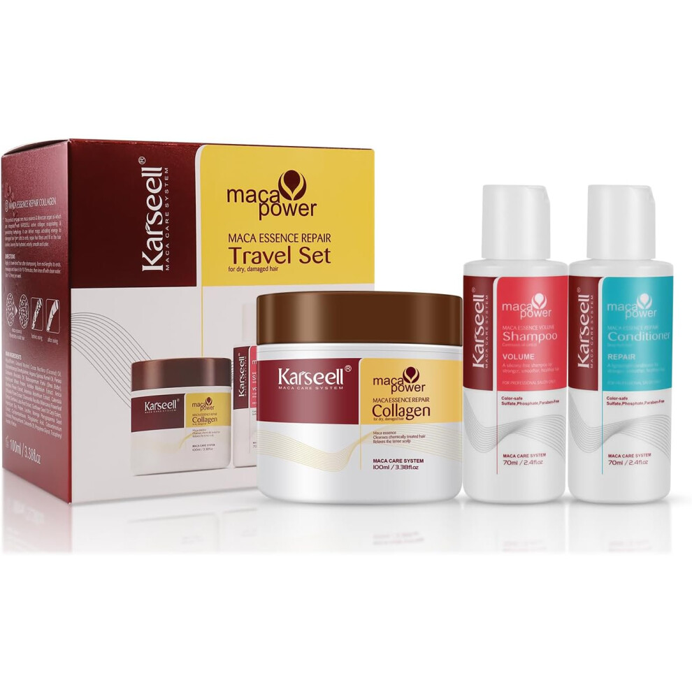 Karseell Collagen Hair Treatment Deep Repair Hair Care Set