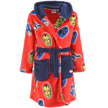 (4 Years / 104 cm, RED) Marvel Avengers Boys VH2054 Hooded Dressing Gown / Robe